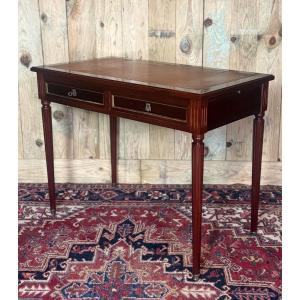 Louis XVI Style Mahogany Desk.