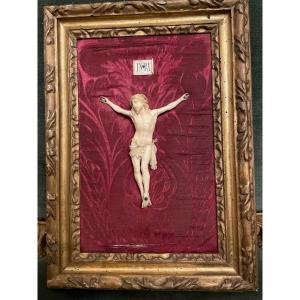 Christ In Ivory, With The Crown Of Thorns. XVIIIth Time.