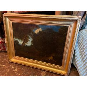 Oil On Canvas Barbizon School