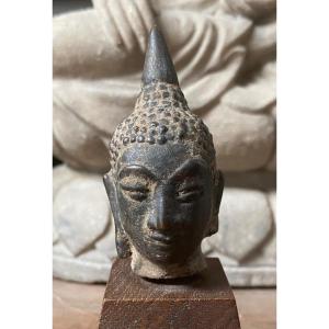 Buddha Head – Thailand, Sukhothai Or Ayutthaya Kingdom, 16th-17th Century