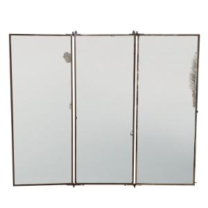 Large Triptych Wall Mirror 'brot Mirror' Circa 1920