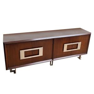 Spanish Walnut Veneer Sideboard From The 1970s By Jordi Villanova