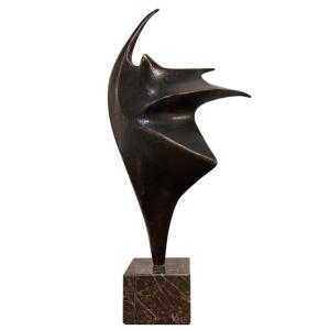  Bronze Sculpture "dancer", Kostas Dikefalos (born In 1956), Signed