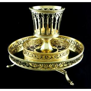 Louis XVI Period Centrepiece In Solid Silver Gilt, By C. N. Delanoy, Paris 1789