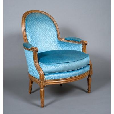 Bergère Stamped Bonnemain (master In 1753), Paris, Louis XVI Period