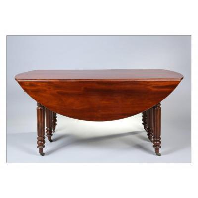 Mahogany Extending Dining Table, Louis-philippe Period 1830-1848)