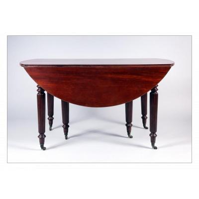 Mahogany Dining Table, Louis-philippe Period (1830-1848)