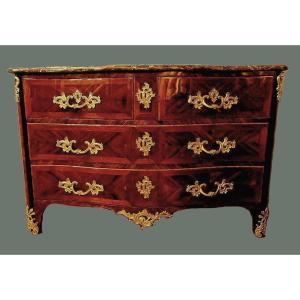 Regency Chest Of Drawers C.1730 - Stamped Coulon - Provenance: Château Seignelay