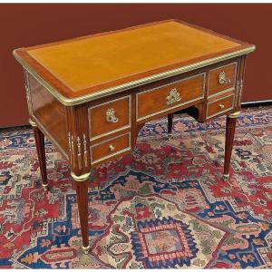 Louis XVI Desk Around 1780 Stamped J. Caumont Jean Caumont (1736 - 1800)