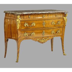 Louis XV Chest Of Drawers Stamped I.dubois Circa 1760 Jacques Dubois 1693-1763