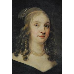 Gerrit Van Honthorst Utrecht 1592 - 1656 Portrait Of A Noblewoman