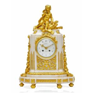 Louis XVI Clock Circa 1780 Designated On The Dial: Leblond A Paris