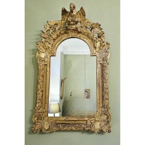 Regency Mirror Circa 1720 H. 84 Cm, L. 51 Cm 