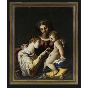 Antiveduto Gramatica (or Grammatica) (1571 -1626) The Mystical Marriage Of Saint Catherine