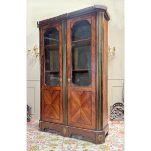 Louis XIV Library Circa 1700 H. 205 Cm, L. 136 Cm, D. 46 Cm 