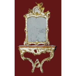Mirror Console Johann Michael Hoppenhaupt The Elder (1709 – 1769) Berlin/potsdam, Around 1755