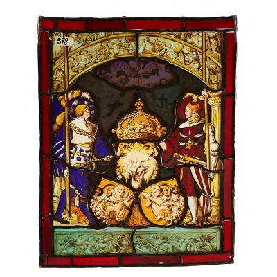 Glass Painting 1520 Du Bien Ouest Suisse Middle Ages Renaissance