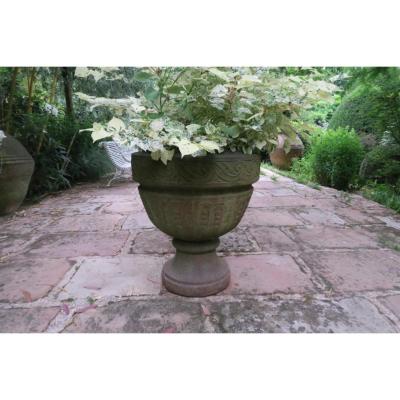 Cast Iron Garden Vase. XVII.