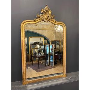 Rococo Style Mirror, 1900s, 120 X 76 Cm