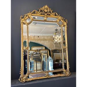 Large Napoleon III Mirror 180 X 129 Cm
