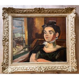 La Bigoudaine. André Planson. (1898-1981). French School. Signed And Dated 38.