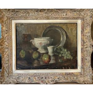 Still Life With Apples, Grapes, Etc.