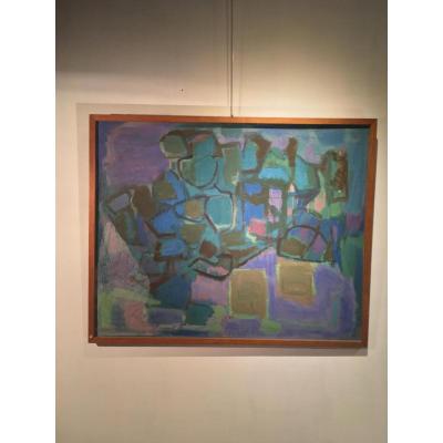 "gisèle Ferrandier.abtraction Green"