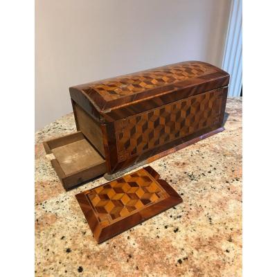 « Coffret  à Bijoux Époque XVIII « 