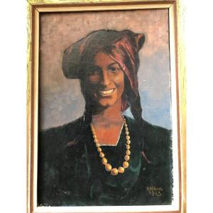 Oil On Canvas Africanist Hanni 1923 Rosalie Hänni (1876-1953)?