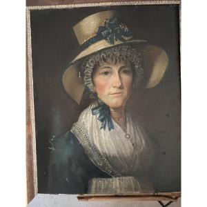 Oil Early 19th Century Brun 1818