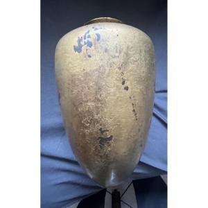 Cristofle: Rare Patinated Bronze Vase, Circa 1930