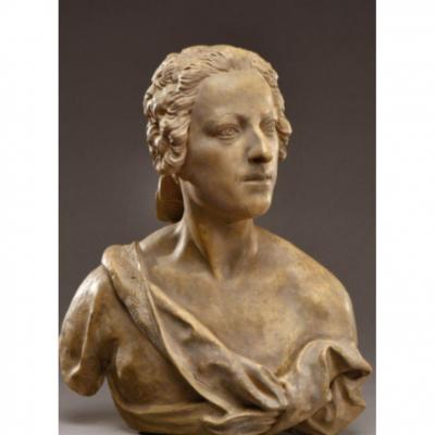 Rare And Unique Terracotta Jean-baptiste Boudard (1710-1768) Dated 1733