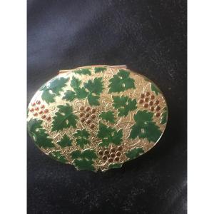 Enameled Bronze Box 1900 Art Nouveau