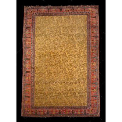 Persian Qom Rug Around 1960