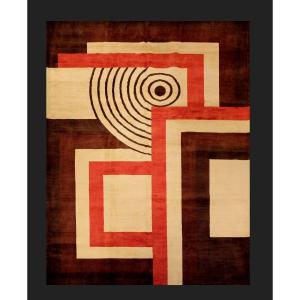 Handmade Art Deco Rug