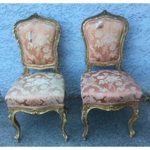 Pair Of Napoleon III Chairs