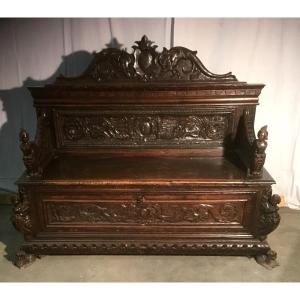 Italian Chest Bench 17th Century