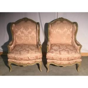 Pair Of Lacquered Shepherdesses