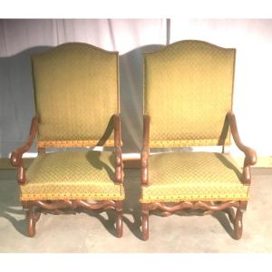 Pair Of Sheep Bone Armchairs
