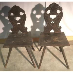 Pair Of 18th Century Stools