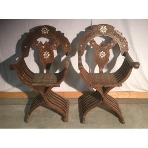 Pair Of Syrian Armchairs