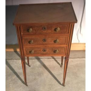 Louis XVI Period Bedside Table