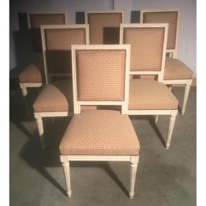 6 Louis XVI Style Chairs