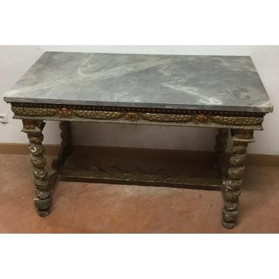 Italian Lacquered Console XVIII Th