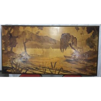 Marquetry Panel By Rosenau