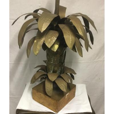 Brass Palm Tree Lamp