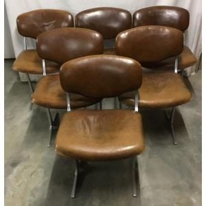 6 Pierre Charron Chairs