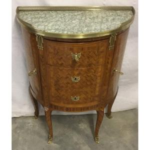 Napoleon III Half-moon Chest Of Drawers
