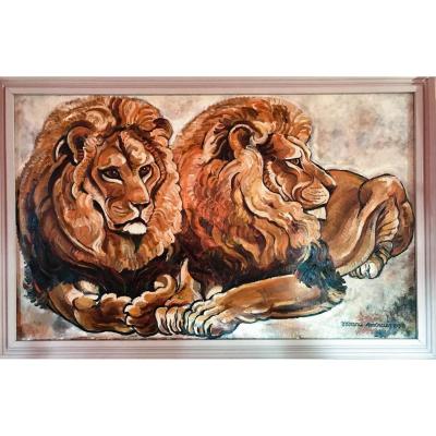 Oil On Canvas By Marc Mercier (1936)