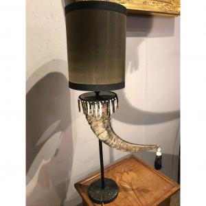 Lamp Composed Of An Important Horn